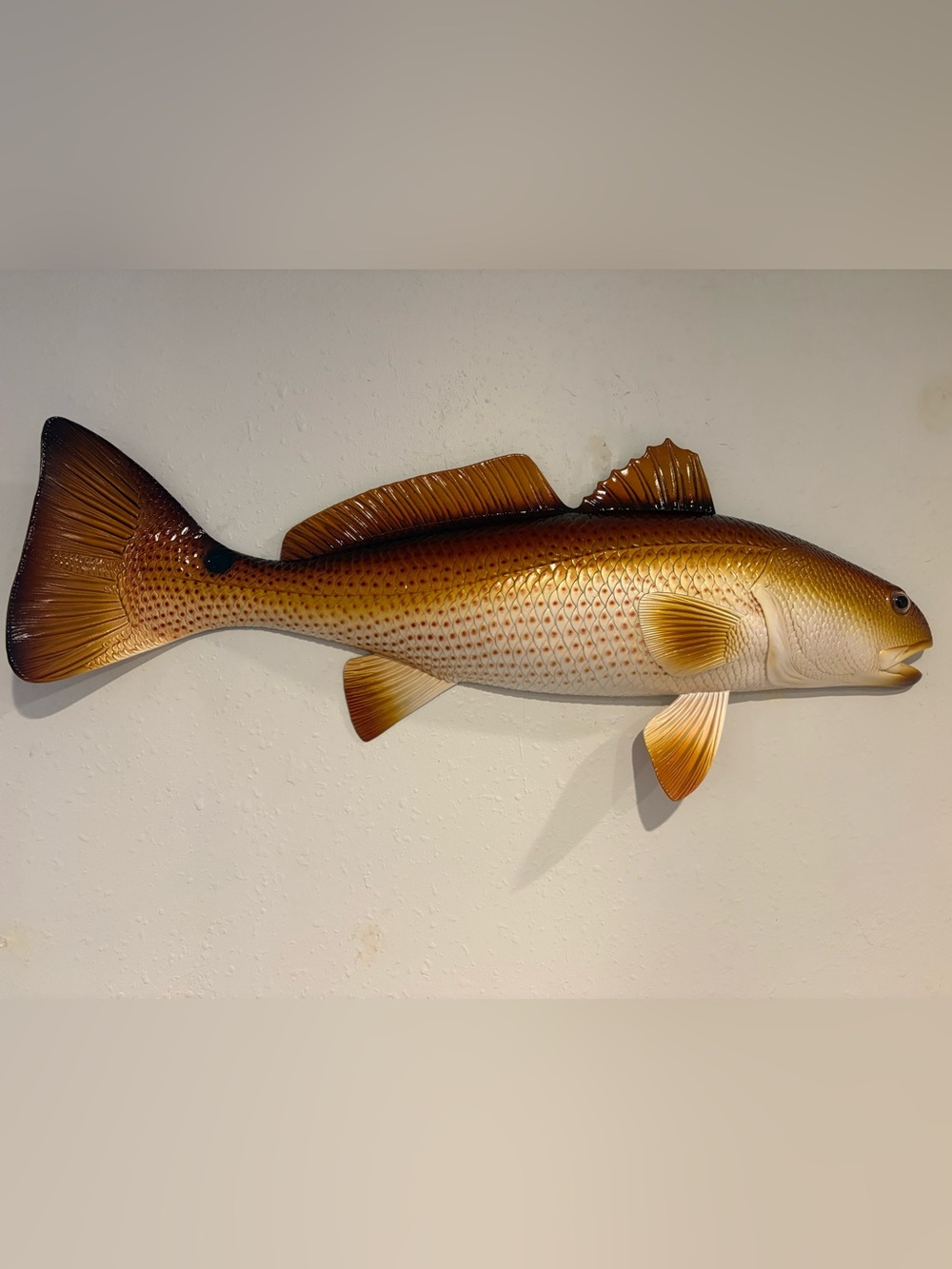 Redfish, 28” Wall Mount. Beach, Nautical & Fishing Decor. Red Drum.